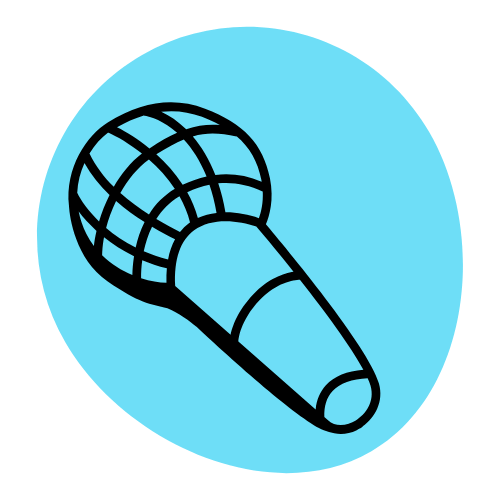 Podcasting microphone icon